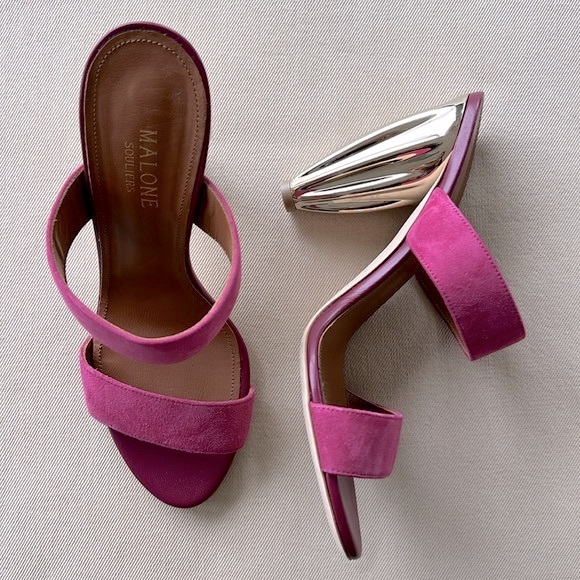 Malone Souliers Shoes - Malone Souliers Gold Heel Sandals